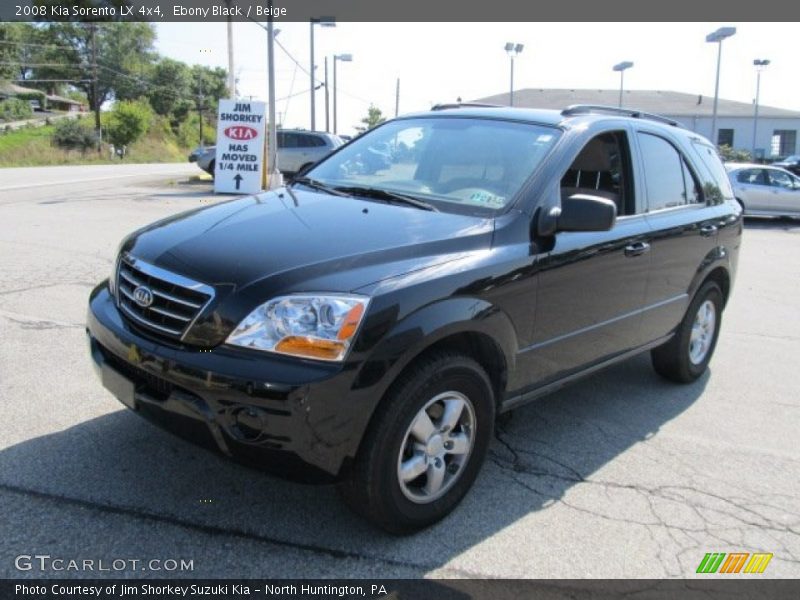 Ebony Black / Beige 2008 Kia Sorento LX 4x4