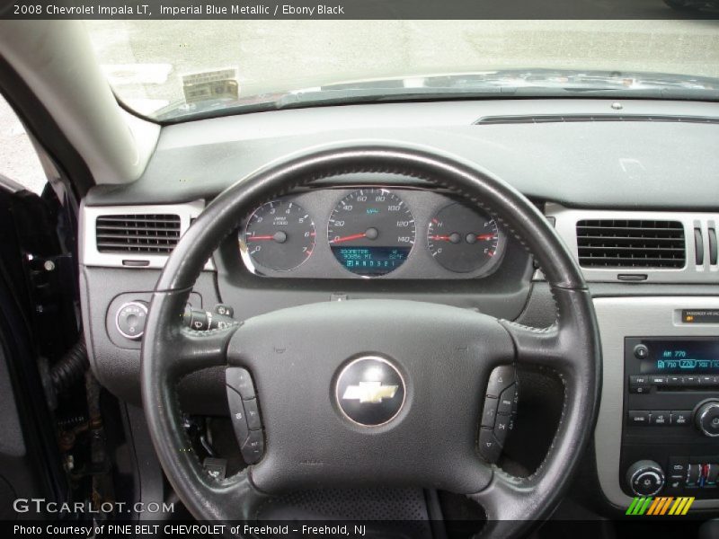 Imperial Blue Metallic / Ebony Black 2008 Chevrolet Impala LT
