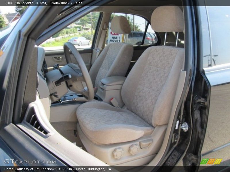 Ebony Black / Beige 2008 Kia Sorento LX 4x4