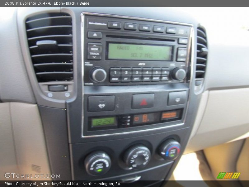 Ebony Black / Beige 2008 Kia Sorento LX 4x4