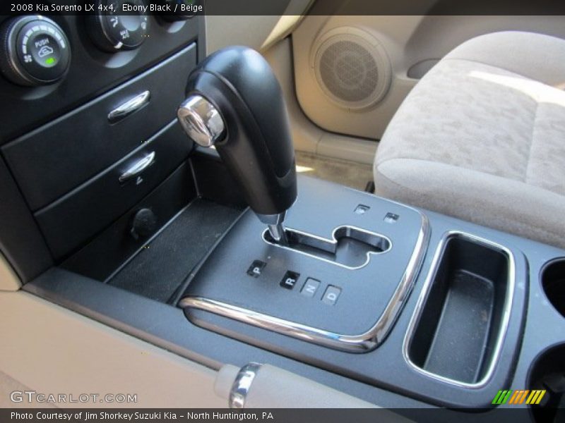 Ebony Black / Beige 2008 Kia Sorento LX 4x4