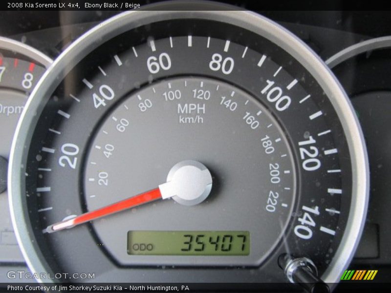 Ebony Black / Beige 2008 Kia Sorento LX 4x4