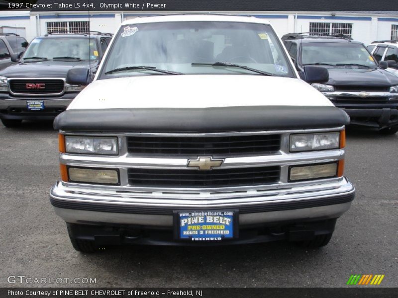 Olympic White / Pewter 1997 Chevrolet Tahoe LS 4x4
