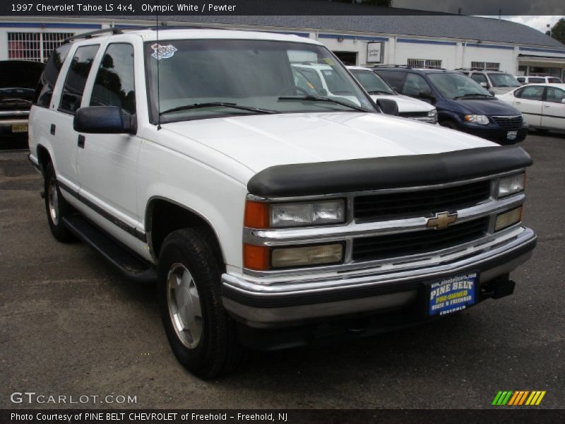 Olympic White / Pewter 1997 Chevrolet Tahoe LS 4x4