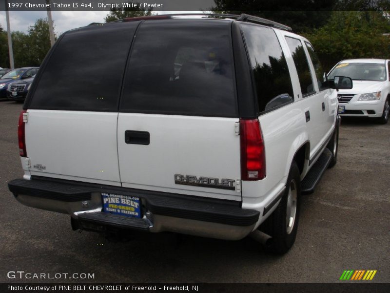 Olympic White / Pewter 1997 Chevrolet Tahoe LS 4x4