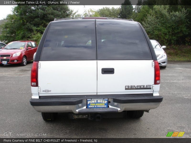 Olympic White / Pewter 1997 Chevrolet Tahoe LS 4x4