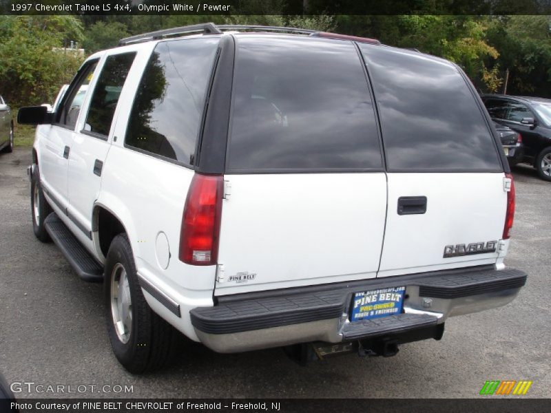 Olympic White / Pewter 1997 Chevrolet Tahoe LS 4x4