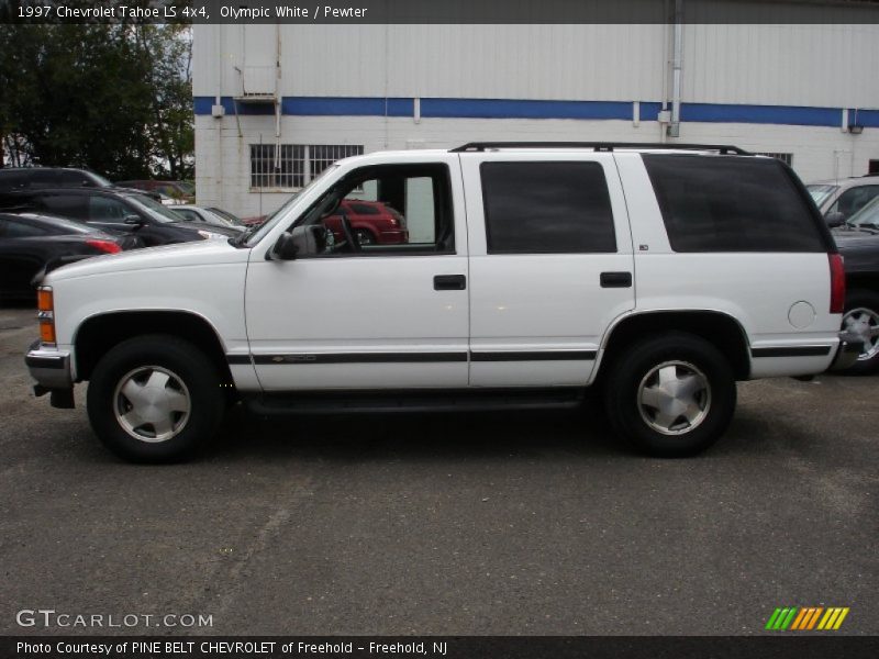 Olympic White / Pewter 1997 Chevrolet Tahoe LS 4x4