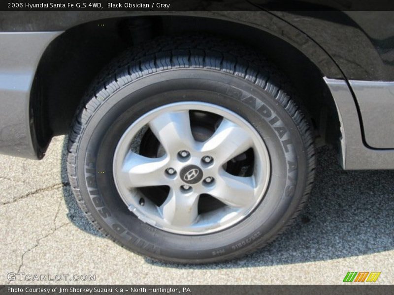 Black Obsidian / Gray 2006 Hyundai Santa Fe GLS 4WD