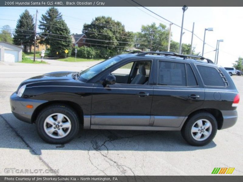 Black Obsidian / Gray 2006 Hyundai Santa Fe GLS 4WD
