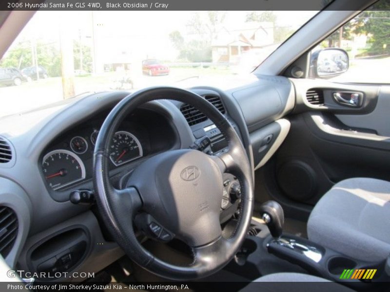 Black Obsidian / Gray 2006 Hyundai Santa Fe GLS 4WD