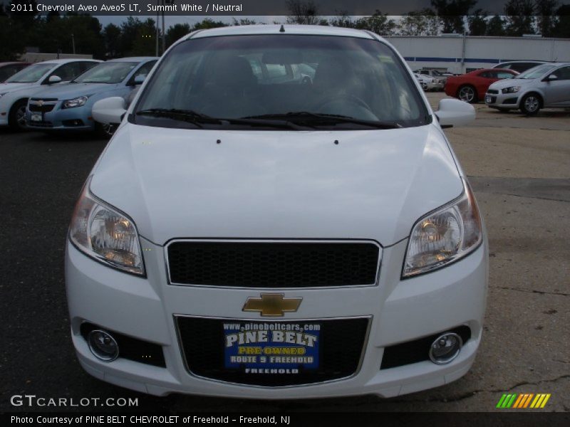 Summit White / Neutral 2011 Chevrolet Aveo Aveo5 LT