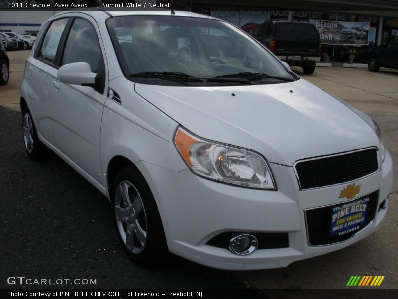Summit White / Neutral 2011 Chevrolet Aveo Aveo5 LT