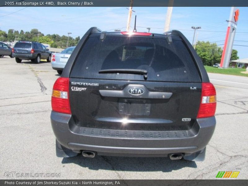 Black Cherry / Black 2005 Kia Sportage LX 4WD