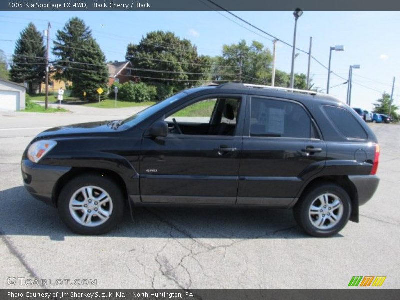 Black Cherry / Black 2005 Kia Sportage LX 4WD