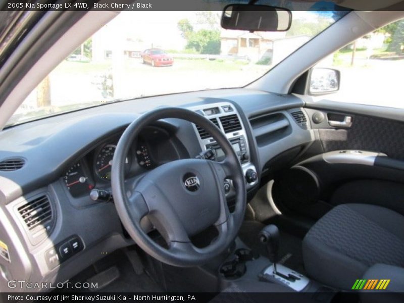 Black Cherry / Black 2005 Kia Sportage LX 4WD