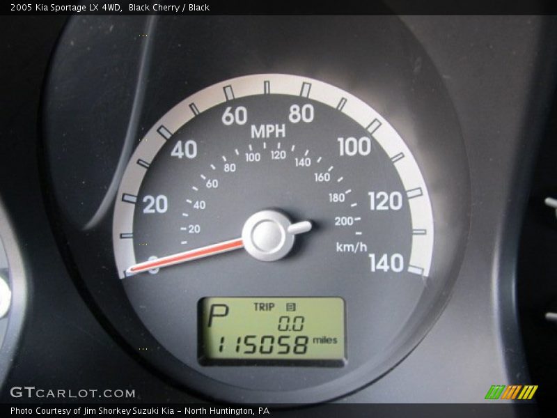 Black Cherry / Black 2005 Kia Sportage LX 4WD