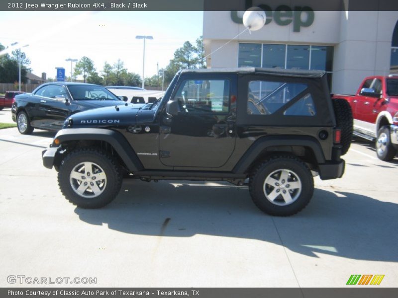 Black / Black 2012 Jeep Wrangler Rubicon 4X4