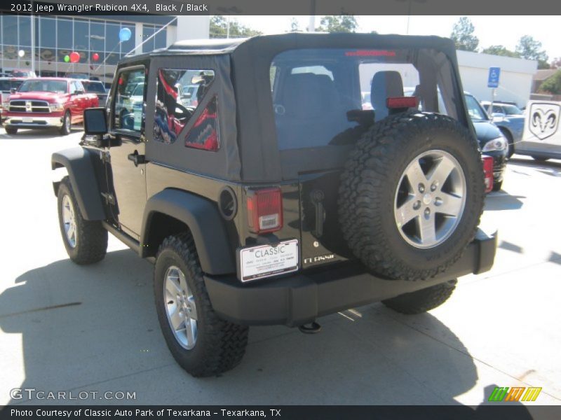 Black / Black 2012 Jeep Wrangler Rubicon 4X4