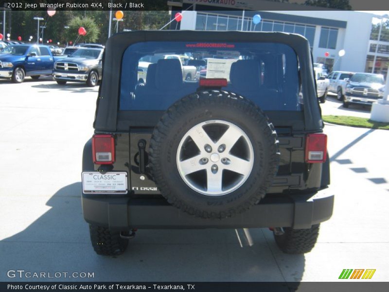 Black / Black 2012 Jeep Wrangler Rubicon 4X4