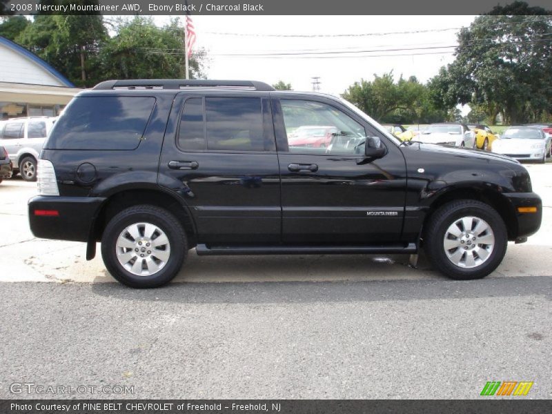 Ebony Black / Charcoal Black 2008 Mercury Mountaineer AWD