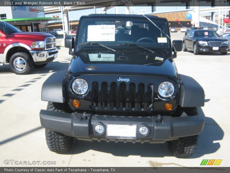 Black / Black 2012 Jeep Wrangler Rubicon 4X4