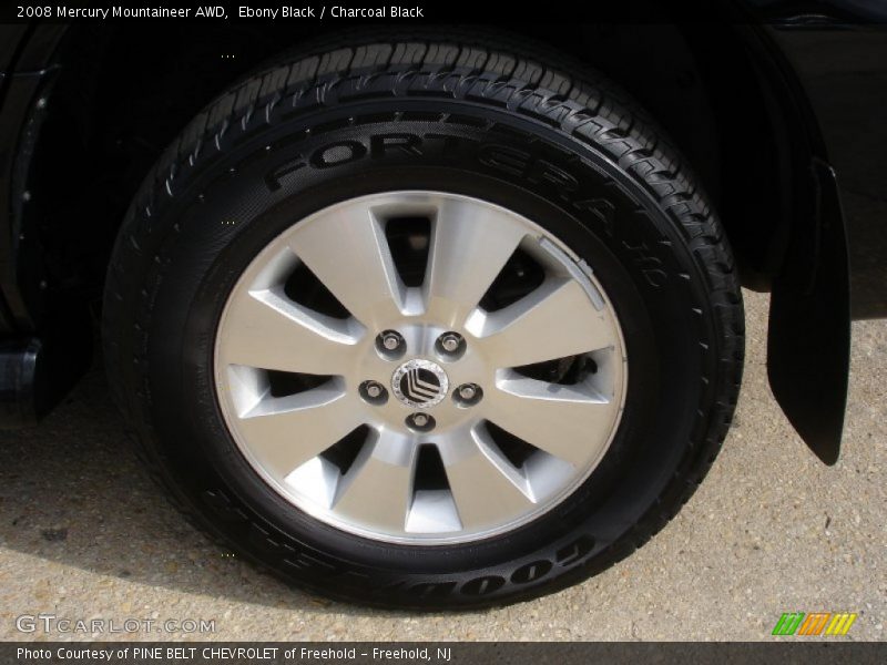 Ebony Black / Charcoal Black 2008 Mercury Mountaineer AWD