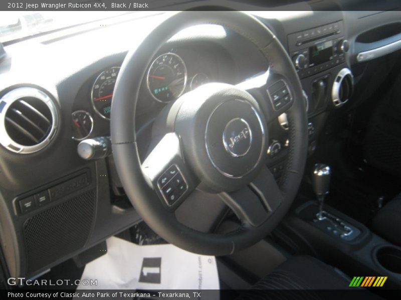 Black / Black 2012 Jeep Wrangler Rubicon 4X4