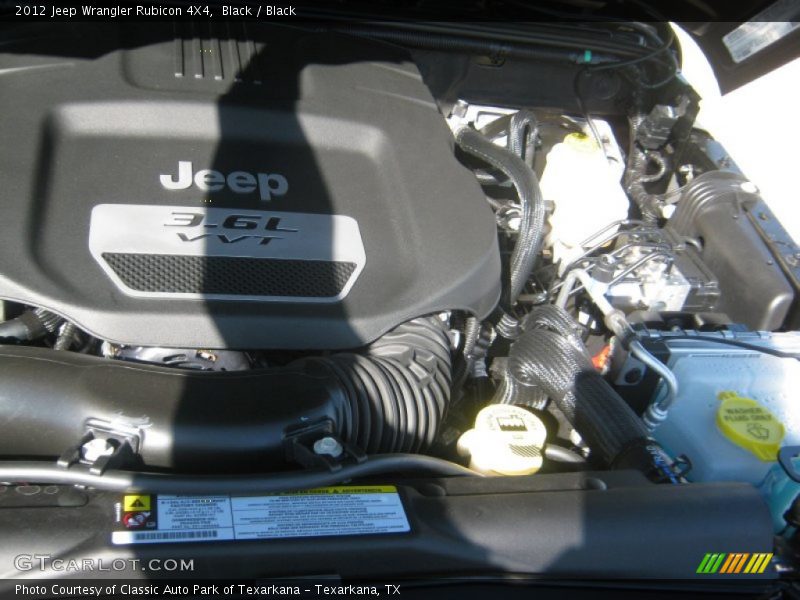 Black / Black 2012 Jeep Wrangler Rubicon 4X4