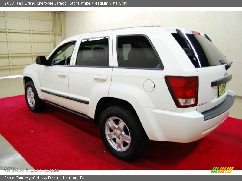 Stone White / Medium Slate Gray 2007 Jeep Grand Cherokee Laredo
