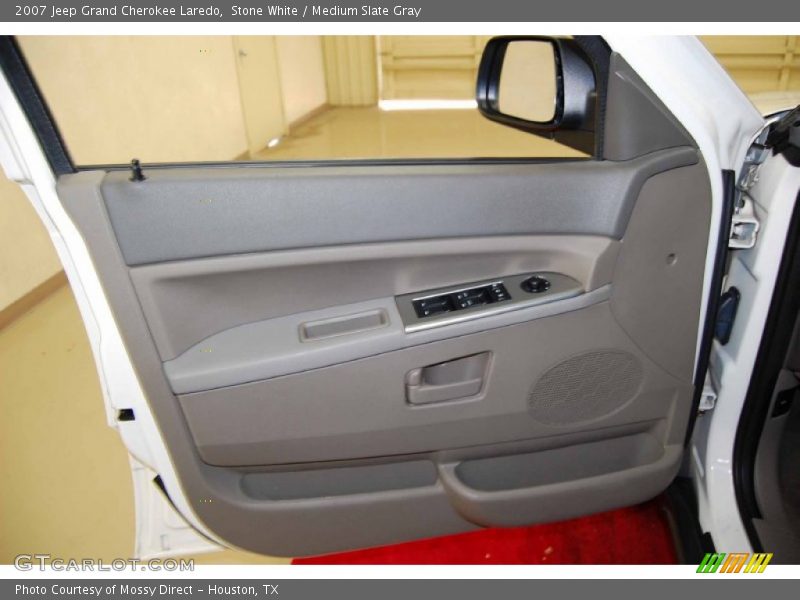Stone White / Medium Slate Gray 2007 Jeep Grand Cherokee Laredo