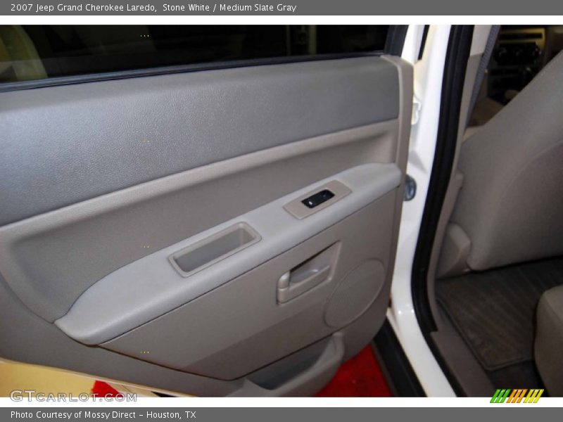 Stone White / Medium Slate Gray 2007 Jeep Grand Cherokee Laredo