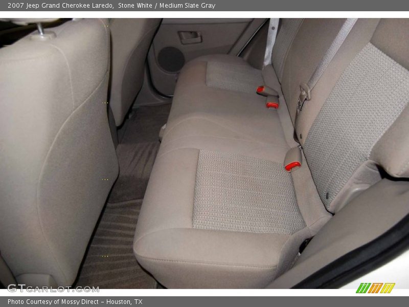 Stone White / Medium Slate Gray 2007 Jeep Grand Cherokee Laredo