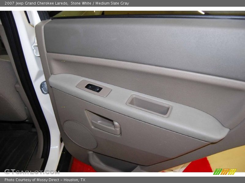 Stone White / Medium Slate Gray 2007 Jeep Grand Cherokee Laredo