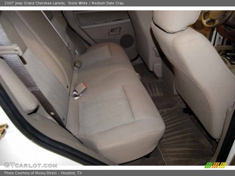 Stone White / Medium Slate Gray 2007 Jeep Grand Cherokee Laredo