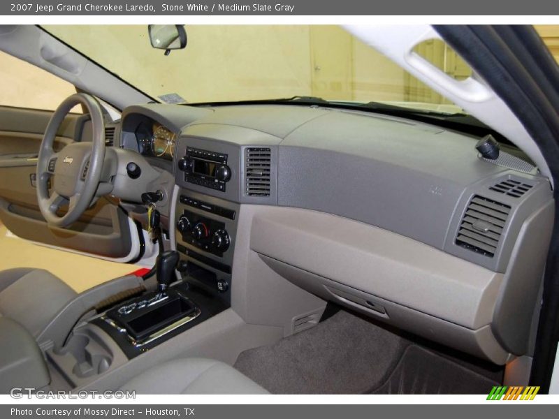 Stone White / Medium Slate Gray 2007 Jeep Grand Cherokee Laredo
