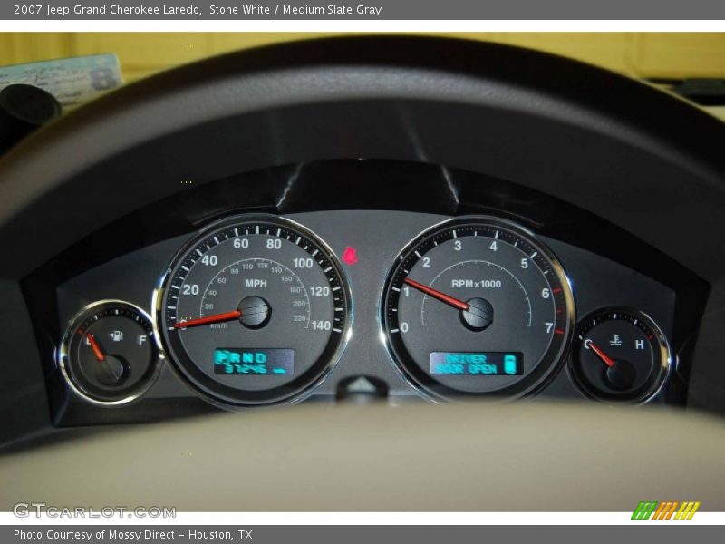 Stone White / Medium Slate Gray 2007 Jeep Grand Cherokee Laredo
