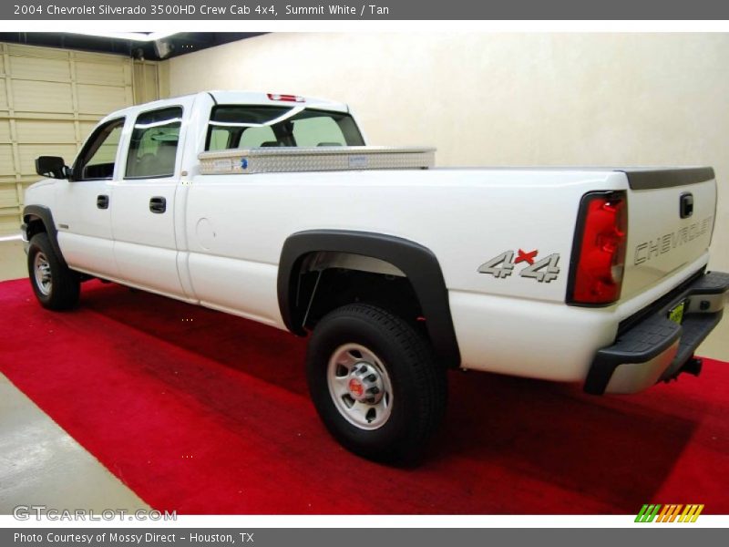 Summit White / Tan 2004 Chevrolet Silverado 3500HD Crew Cab 4x4