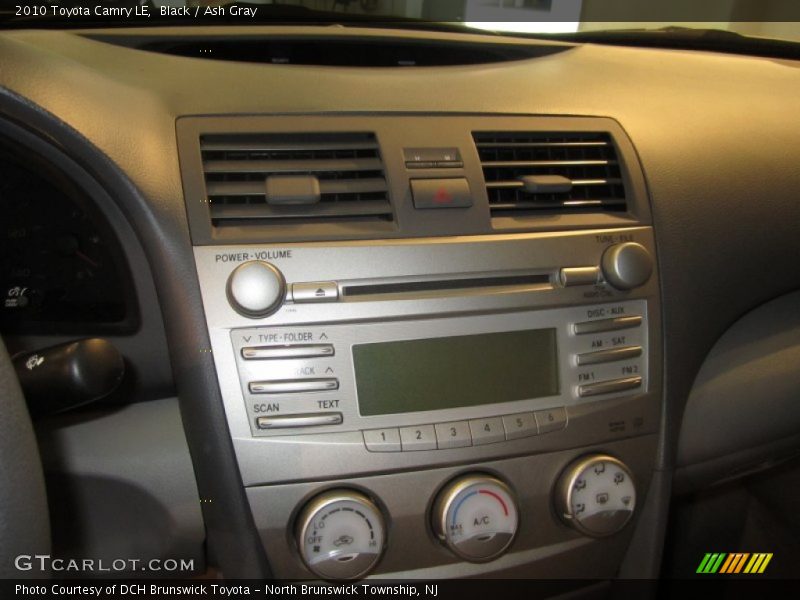 Black / Ash Gray 2010 Toyota Camry LE