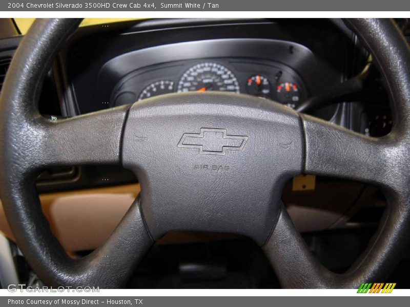 Summit White / Tan 2004 Chevrolet Silverado 3500HD Crew Cab 4x4