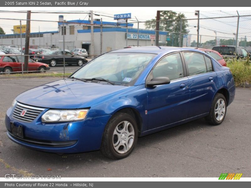 Pacific Blue / Gray 2005 Saturn ION 2 Sedan