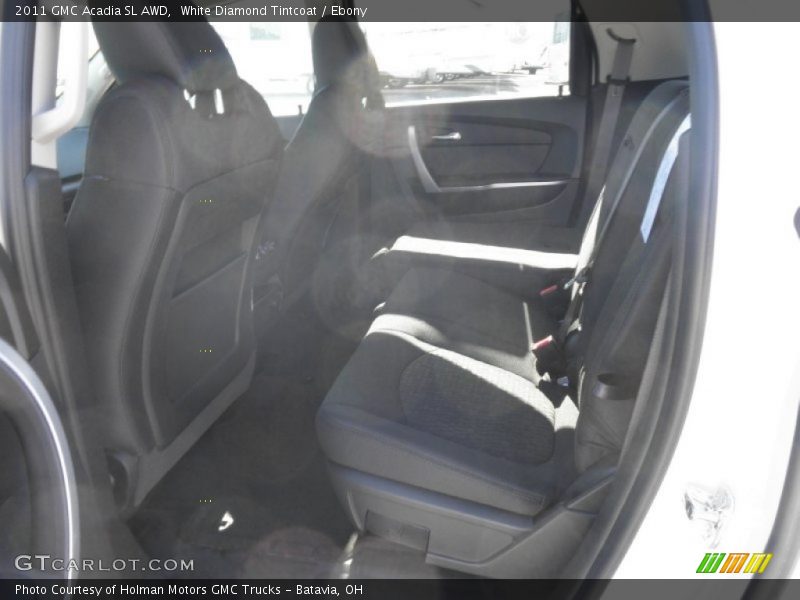 White Diamond Tintcoat / Ebony 2011 GMC Acadia SL AWD