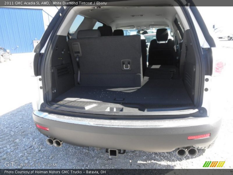 White Diamond Tintcoat / Ebony 2011 GMC Acadia SL AWD
