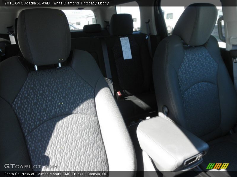 White Diamond Tintcoat / Ebony 2011 GMC Acadia SL AWD