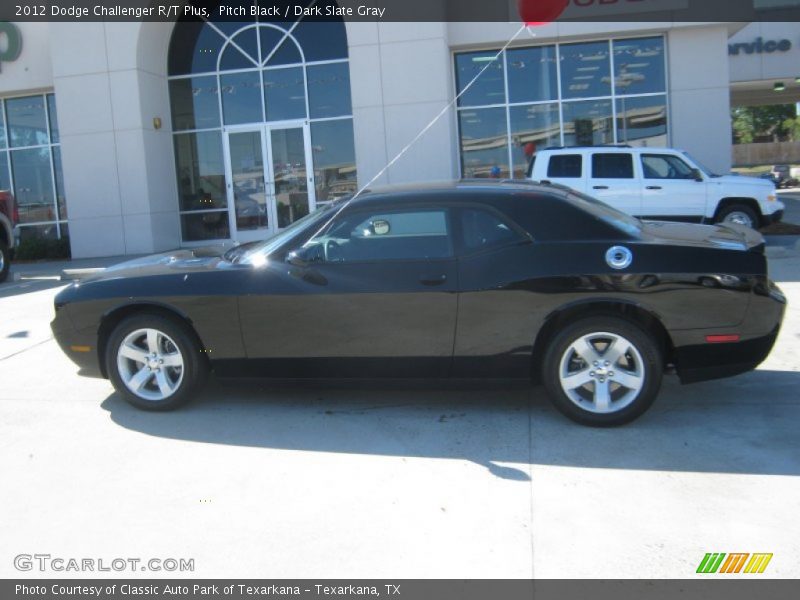 Pitch Black / Dark Slate Gray 2012 Dodge Challenger R/T Plus