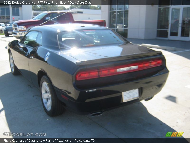Pitch Black / Dark Slate Gray 2012 Dodge Challenger R/T Plus