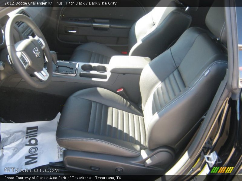 Pitch Black / Dark Slate Gray 2012 Dodge Challenger R/T Plus
