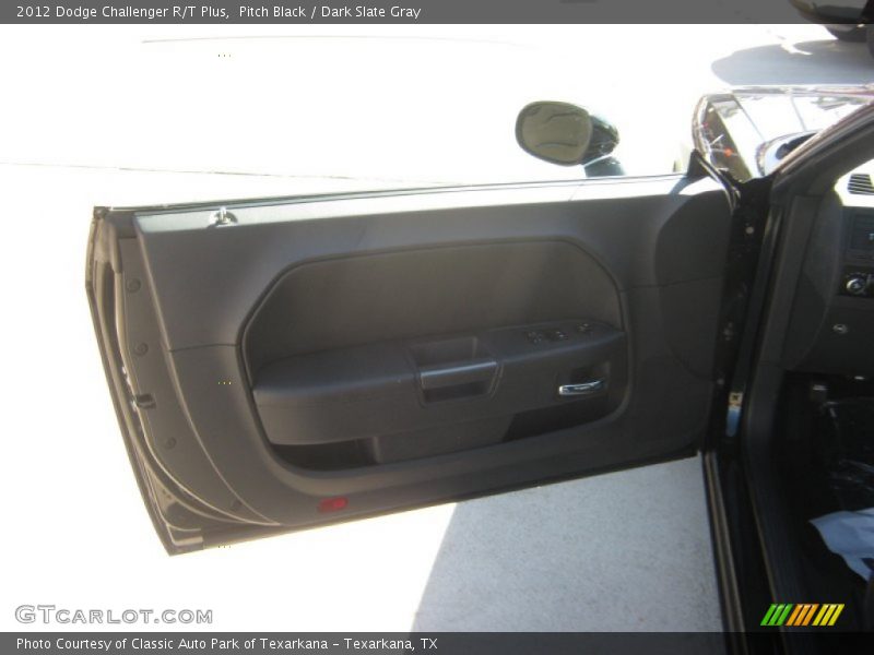 Pitch Black / Dark Slate Gray 2012 Dodge Challenger R/T Plus