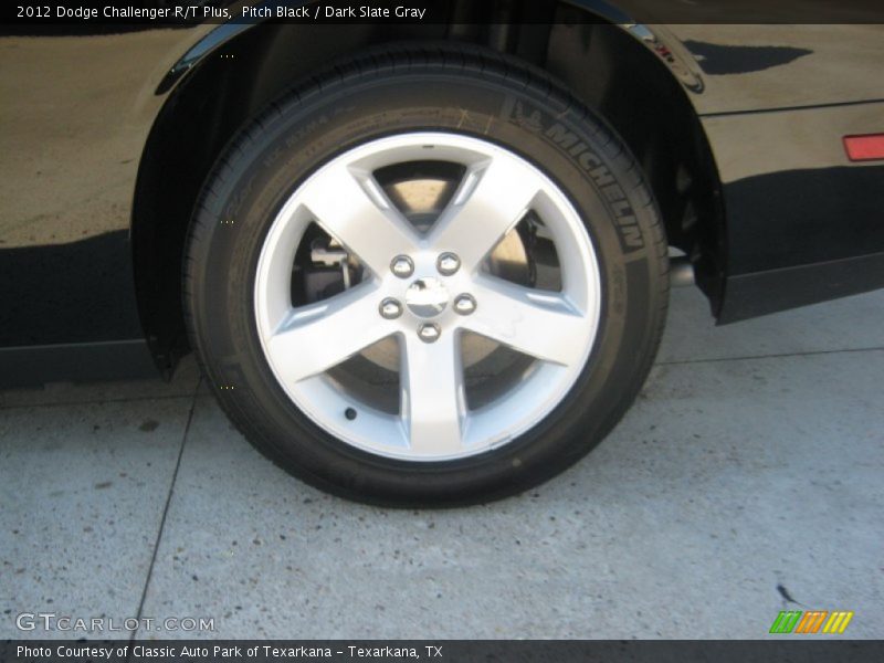 Pitch Black / Dark Slate Gray 2012 Dodge Challenger R/T Plus