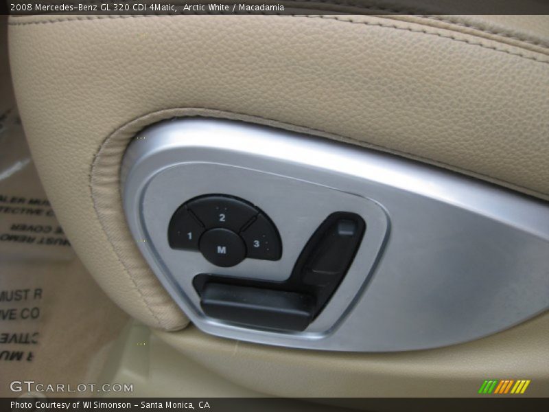 Arctic White / Macadamia 2008 Mercedes-Benz GL 320 CDI 4Matic